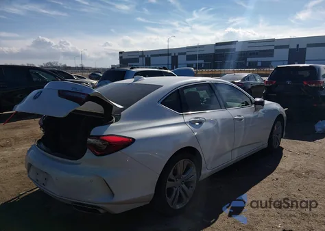 2021 Acura Tlx Technology Package z USA, uszkodzony, nr VIN 19UUB5F43MA010624